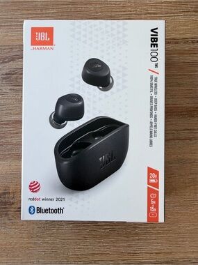 JBL VIBE100 True Wireless Earbuds — Black